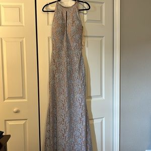 Jovani bridesmaid dress periwinkle